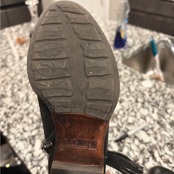 PIKOLINOS Black Leather Ankle Booties EU38 - Picture 5 of 5